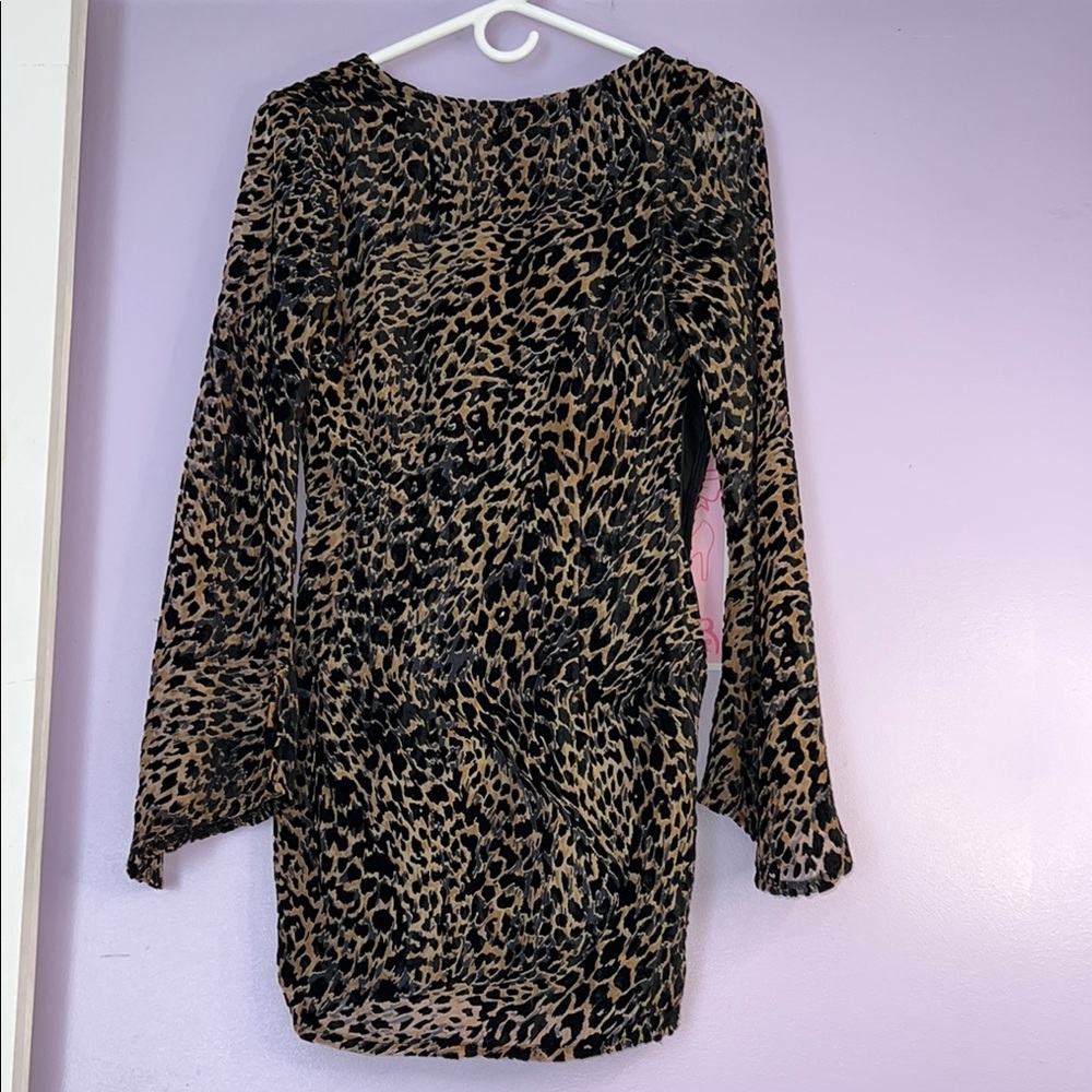 Boohoo Leopard Print Dress
